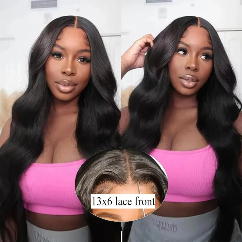 24Inch Body Wave Lace Front Human Hair Wig