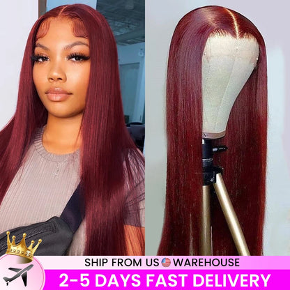 13x6 HD Lace Front Wig Human Hair Wig 99J