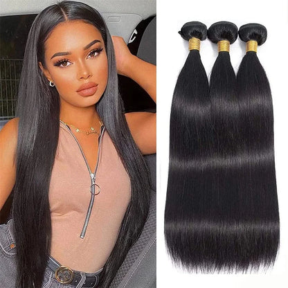 Bone Straight Bundles 1/3/4 pcs