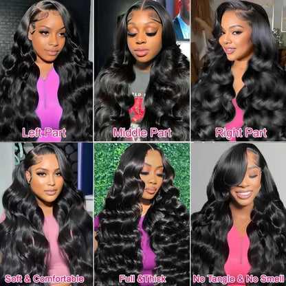 24Inch Body Wave Lace Front Human Hair Wig