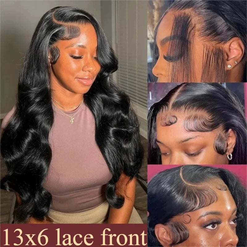 24Inch Body Wave Lace Front Human Hair Wig